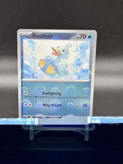 Pokemon TCG Ducklett 025/086 Sv: White Flare Holo Poke Ball Pattern - Image 1