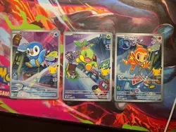 Pokemon TCG First Partner Illustration Collection Series 1 Gen 4 Sinnoh Starters - Image 1