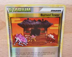 Burned Tower 71/90 Pokemon Stadium HGSS Undaunted Reverse Holo LP - Image 2