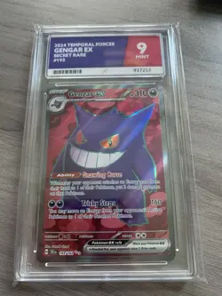 Pokemon TCG Gengar EX 193/162 Ace 9 Temperal Forces Secret Rare Full Art Mint - Image 1