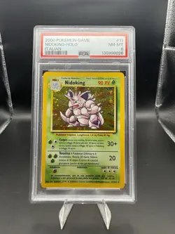Pokemon TCG Base Set Nidoking Holo Rare Card 11/102 1999 Unlimited Italian - Image 1