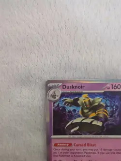 037/131 Dusknoir : Rare Holo Card : Pokemon TCG Prismatic Evolutions - Image 2