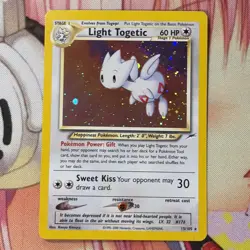 Pokemon Light Togetic Neo Destiny 15/105 Holo Rare Unlimited Card English - Image 2