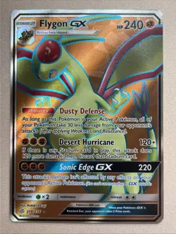 Pokemon Card - Flygon GX - Full Art Ultra Rare (218/236) Cosmic Eclipse NM - Image 1