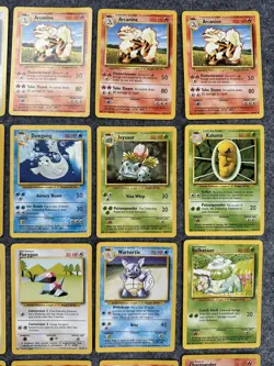58 Original Pokemon TCG Cards Base Set Rare Uncommon Common WOTC Bundle - Image 4