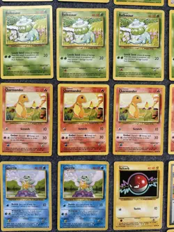 58 Original Pokemon TCG Cards Base Set Rare Uncommon Common WOTC Bundle - Image 5