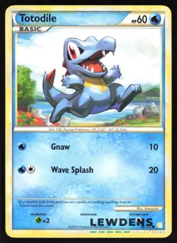 Totodile - 86/123 - Common - HeartGold SoulSilver - Pokemon Card - 1 - Image 1