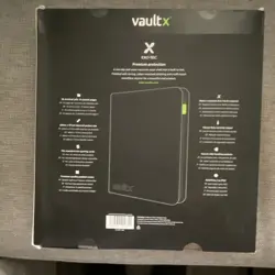 Vault X EXO-TEC Zip Binder 12-Pocket Sideloading Black 480 Card Padded PVC-Free - Image 2