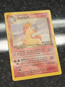 Rapidash 44/64 Jungle 1999 Regular HP Vintage Pokemon Card - Image 2