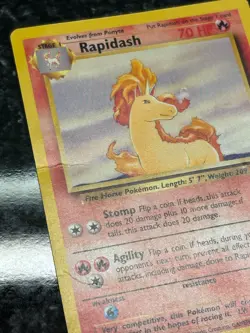 Rapidash 44/64 Jungle 1999 Regular HP Vintage Pokemon Card - Image 3