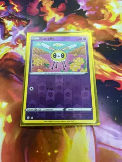 Cutiefly 078/203 Swsh07: Evolving Skies Reverse Holo NM-Mint Pokemon TCG - Image 3