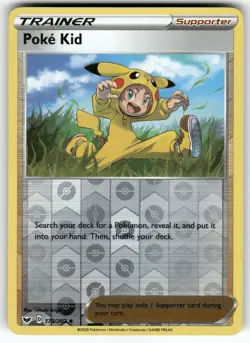 Poke Kid SWSH01: Sword & Shield Base Set Uncommon Pokemon NM - Image 1