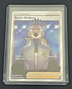 Pokemon Black Star Promos Boss's Orders (Full Art) Holo - Cyrus - #SWSH251 - Image 1