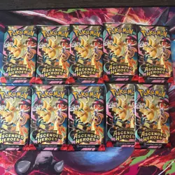Lot of (x10) Pokemon Mega Evolutions 10 X Ascended Heroes Sealed Booster Packs - Image 1