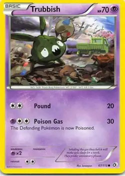 Trubbish 67/113 Pokemon Common NM Pokemon TCG - Image 1