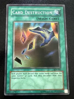 Card Destruction Super Rare Starter Deck: Yugi Unlimited SDY-042 LP - Image 1