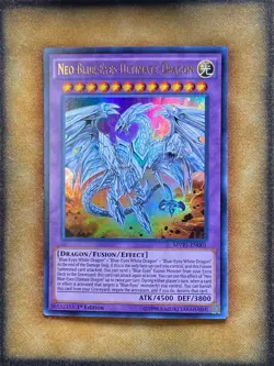 Yugioh Neo Blue-Eyes Ultimate Dragon MVP1-EN001 Ultra Rare 1st Ed NM - Image 1