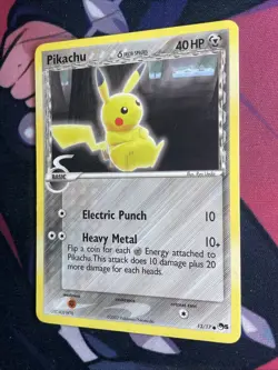 Pikachu Pop Series 5 Non Holo 13/17 Promo Common Pokemon Card 2007 NM/M - Image 3