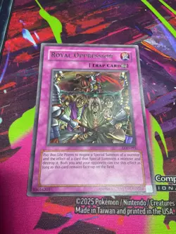 LOD-091 Royal Oppression Rare UNL Edition VLP Yugioh Card - Image 1