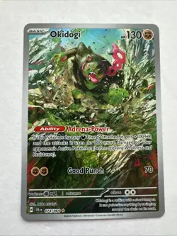 Pokemon Card TCG - Okidogi 074/064 Illustration Rare Shrouded Fable Near Mint - Image 1