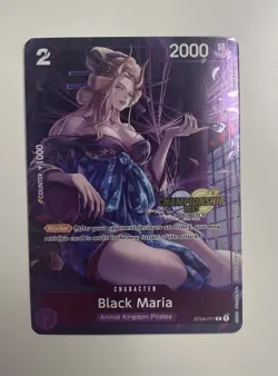 Black Maria ST04-011 (CS 2023 Celebration Pack) One Piece Card Game - Image 1
