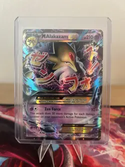 Pokemon M Alakazam EX Holo Ultra Rare TCG Card 26/124 XY Fates Collide NM - Image 1