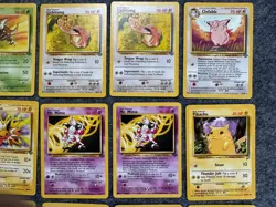 37 Original Pokemon TCG Cards Jungle Fossil Gym Challenge Base Set 2 WOTC Bundle - Image 3