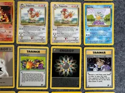 37 Original Pokemon TCG Cards Jungle Fossil Gym Challenge Base Set 2 WOTC Bundle - Image 5