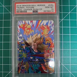 Super Saiyan 3 Trunks HGD9-CP4 CP Card Super Dragon Ball Heroes PSA 10 - Image 1