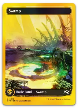 Swamp (0514) (First-Place Foil) #514 (NM) Aetherdrift DFT Magic MTG - Image 1