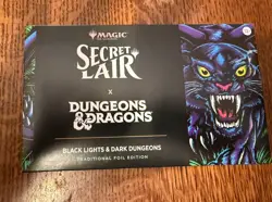 MTG Secret Lair Black Lights & Dark Dungeons FOIL Edition NEW Displacer Kitten - Image 1