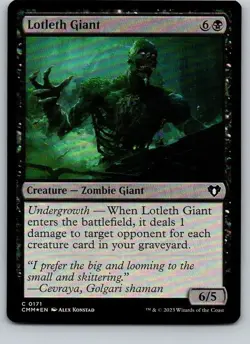 Lotleth Giant – CMM – FOIL – 171 – MTG - Image 1