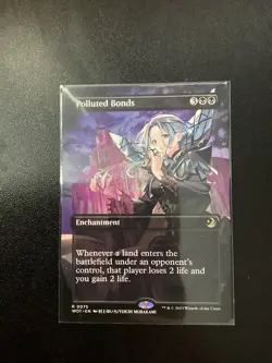 Polluted Bonds (Anime) Wilds of Eldraine Enchanting Tales Magic Mtg NM - Image 1
