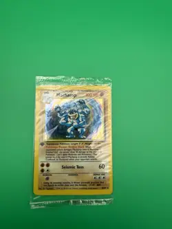 1999 Pokemon Base Set 1ST EDITION MACHAMP 8/102 Holo - FACTORY SEALED WOTC - Image 1