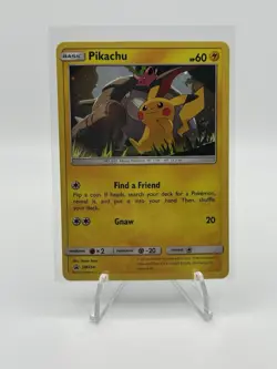 2019 Pokemon Pikachu SM234 Holo Black Star Promo - Image 1