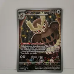 Pokemon Noctowl 141 Sv: Scarlet & Violet Promo Holo Stage 1 100 HP Speed Wing - Image 1