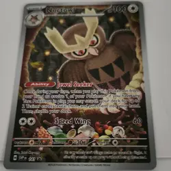 Pokemon Noctowl 141 Sv: Scarlet & Violet Promo Holo Stage 1 100 HP Speed Wing - Image 2