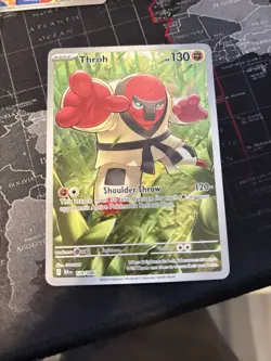 Pokemon Throh 128/086 Sv: Black Bolt Holo Illustration Rare English - Image 1