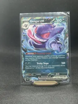 Gengar EX 104/162 Temporal Forces Ultra Rare Pokemon 2024 - Image 1