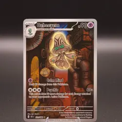 Pokemon TCG SV: Black Bolt 121/086 IR Beheeyem - Image 1