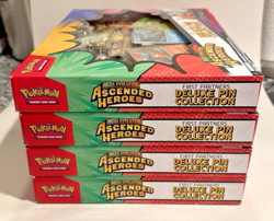 LOT of 4: Pokemon Ascended Heroes First Partner Deluxe Pin Collection. Fast ship - Image 3