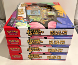 LOT of 4: Pokemon Ascended Heroes First Partner Deluxe Pin Collection. Fast ship - Image 5