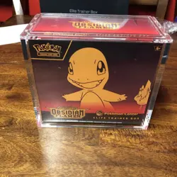 Pokemon TCG Obsidian Flames Pokemon Center ETB w/ Acrylic Case - Image 1