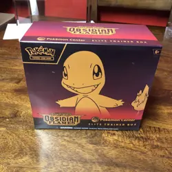 Pokemon TCG Obsidian Flames Pokemon Center ETB w/ Acrylic Case - Image 2