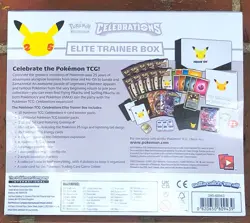 ETB Pokemon CELEBRATIONS Elite Trainer Box [ETB] - 25th Anniversary Set - - NEW - Image 2