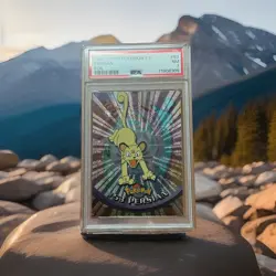 1999 TOPPS POKEMON TV #53 PERSIAN PSA 7 FOIL - Image 1