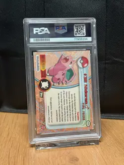 1999 Topps Pokemon TV Nidoran #32 FOIL PSA 6 - Image 3