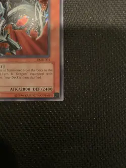 Konami Red-Eyes Black Metal Dragon Prismatic Secret Rare FMR-001 Holo 1996 - Image 5