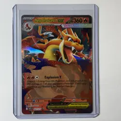 Pokemon Mega Charizard Y EX Fire Double Rare Full Art Foil Card ASC 022/217 - Image 1