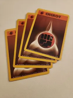 Pokemon Energy Base Deck Card Set Of Four - Image 3